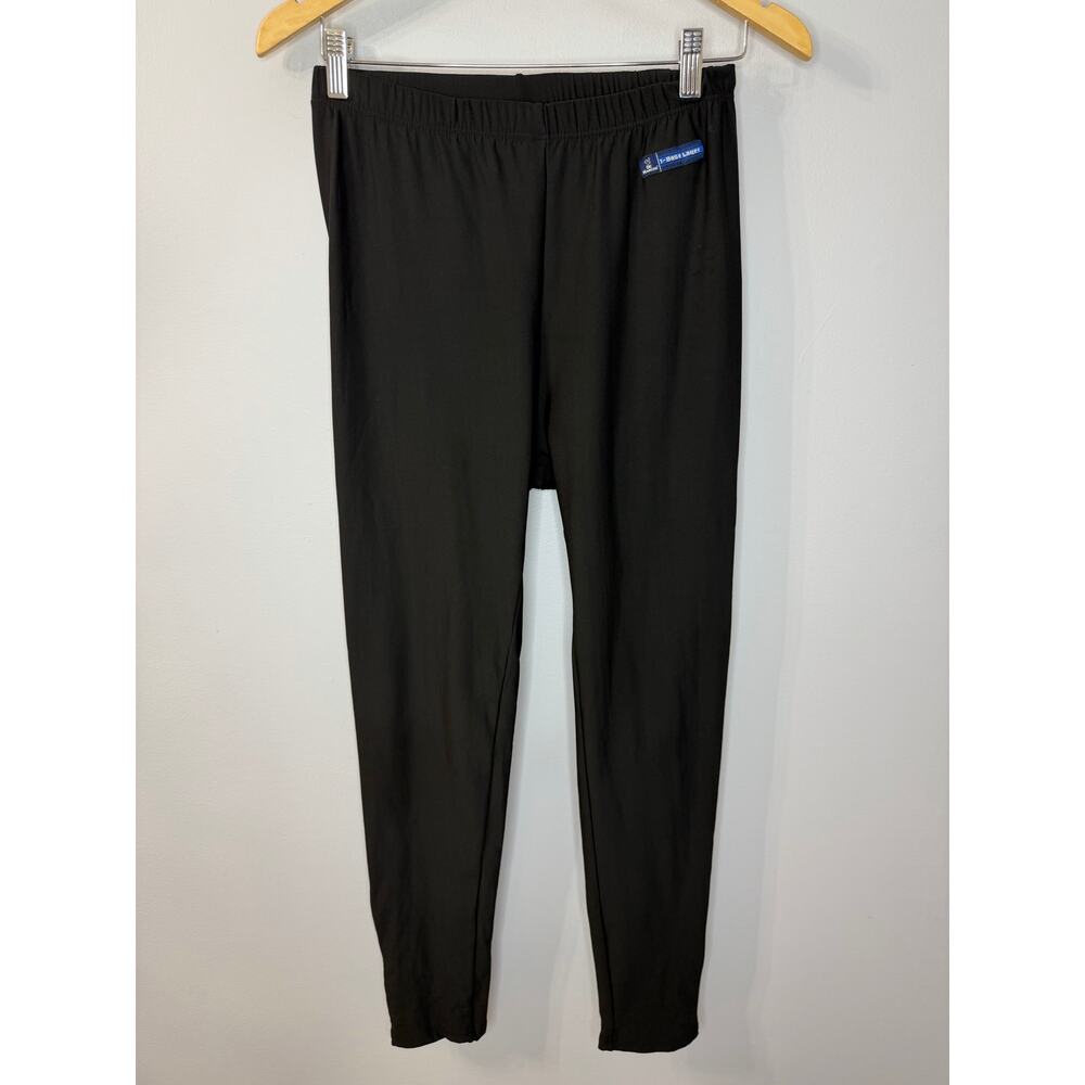 De Marchi Tights Black Base Layer Zip Ankle Stretch Men's L